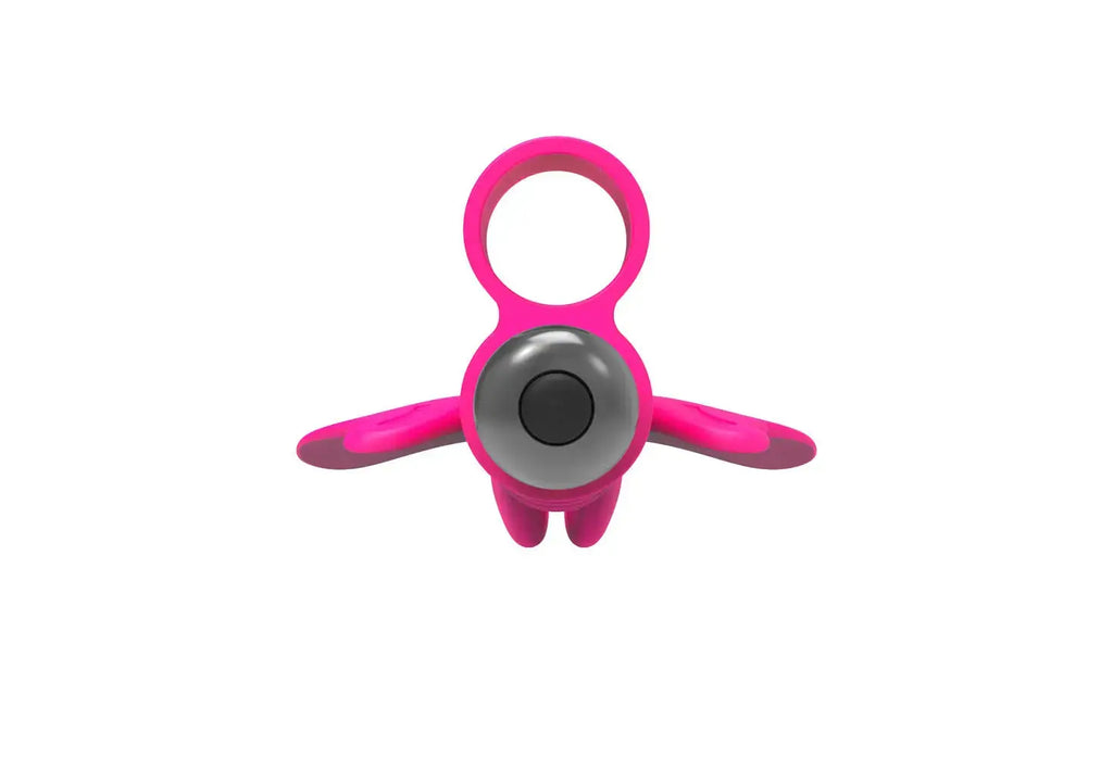 The 9's Flirt Finger Butterfly Finger Vibrator - Pink – body-safe materials | Fu'Cha Exotics