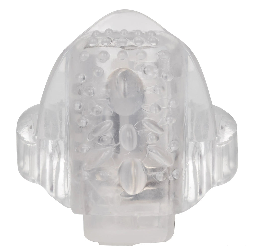 Foil Pack Vibrating Tongue Teaser - Clear – body-safe TPE | Fu'Cha Exotics