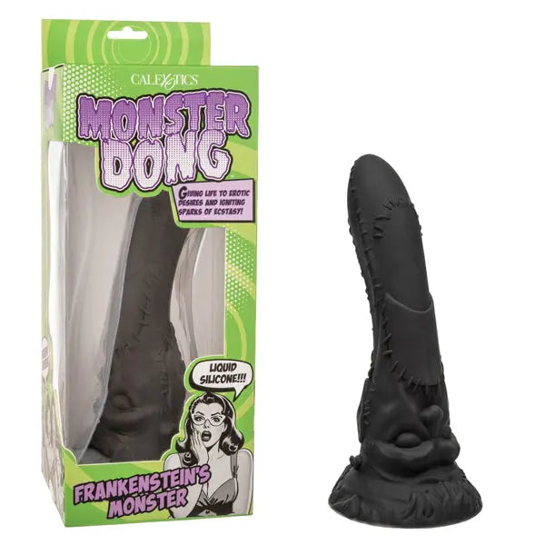 Monster Dong Frankensteins Monster - Black – body-safe materials | Fu'Cha Exotics