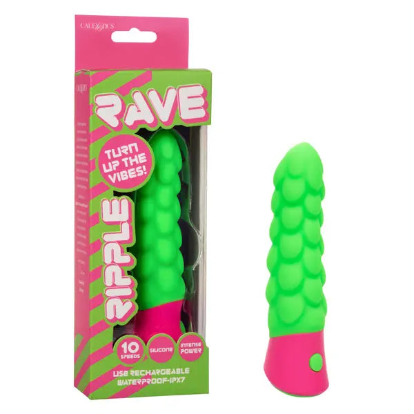 Rave Ripple - Green – body-safe materials | Fu'Cha Exotics