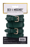 Indica Cutout Cuffs - Green