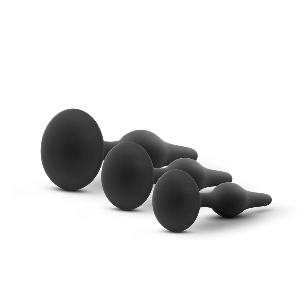 Luxe - Beginner Plug Kit - Black – body-safe silicone suction stimulation | Fu'Cha Exotics