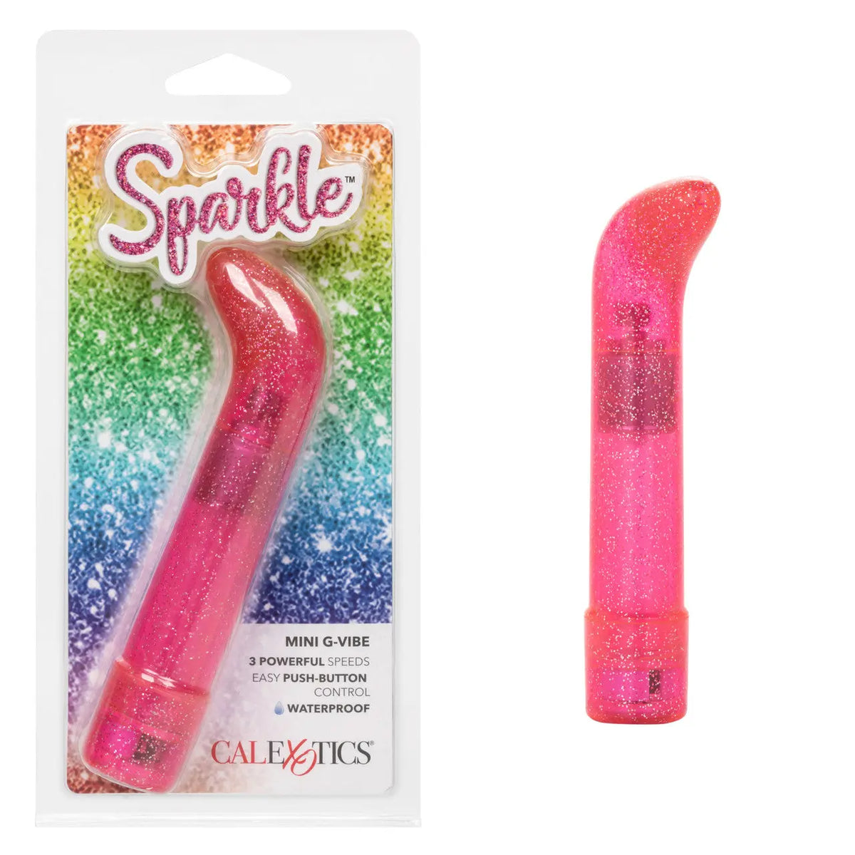 Sparkle Mini G-Vibe - Pink – body-safe materials | Fu'Cha Exotics