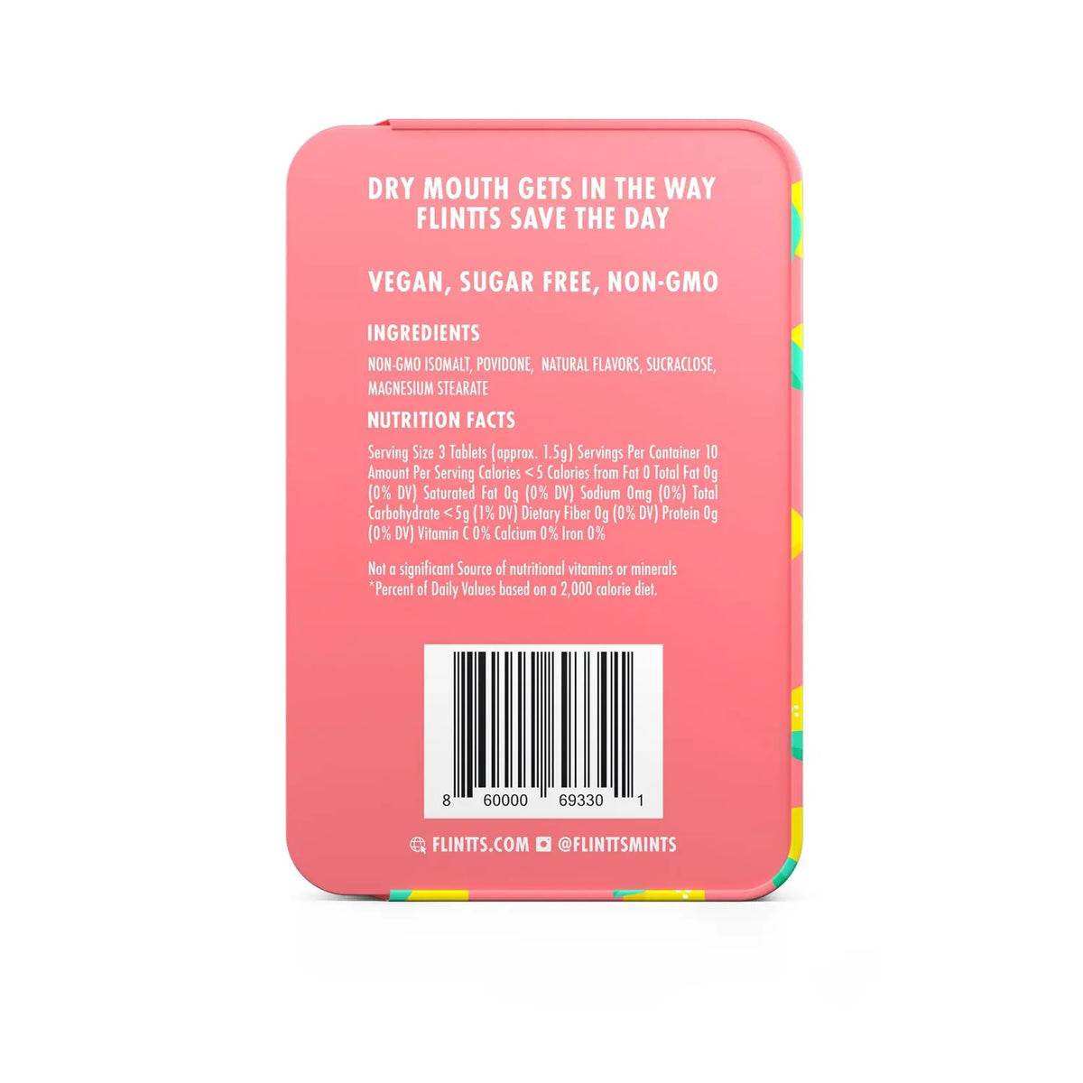 Flintts Mouth Watering Mints Lemon - F-Strength 250 – body-safe materials | Fu'Cha Exotics