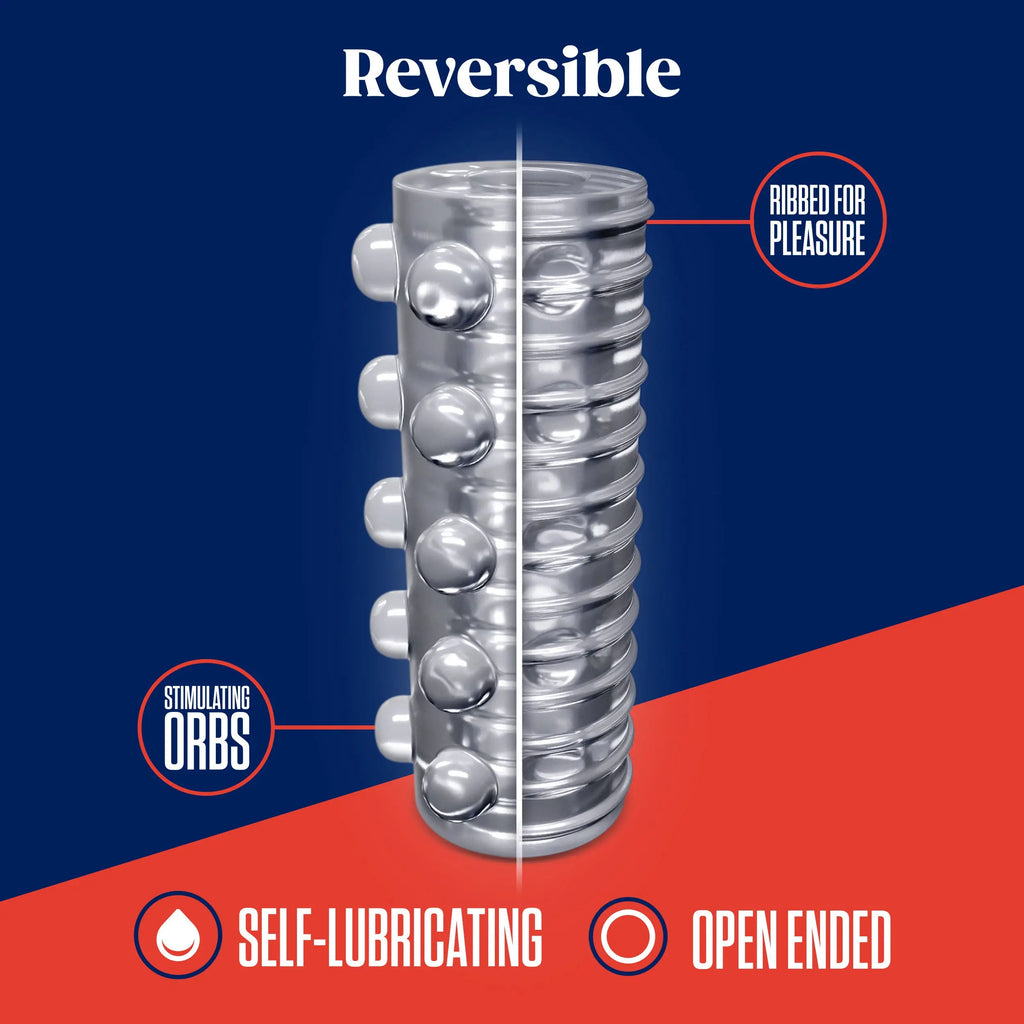 Rize - Swich - Glow in the Dark Self -Lubricating Stroker - Clear – body-safe materials | Fu'Cha Exotics