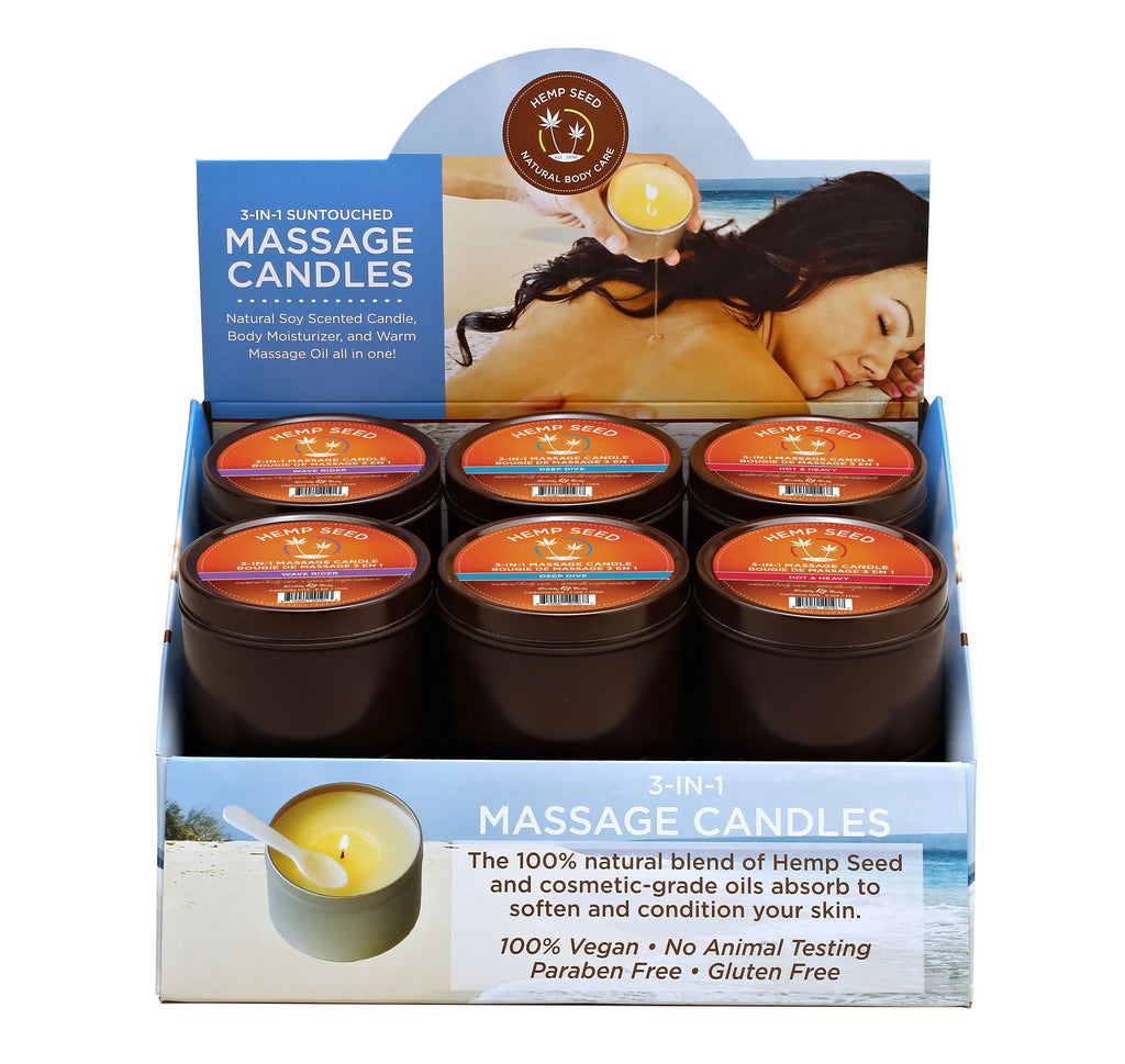Pre Pack - 12pc Summer Candle Display - 6oz - With Tester – body-safe materials | Fu'Cha Exotics