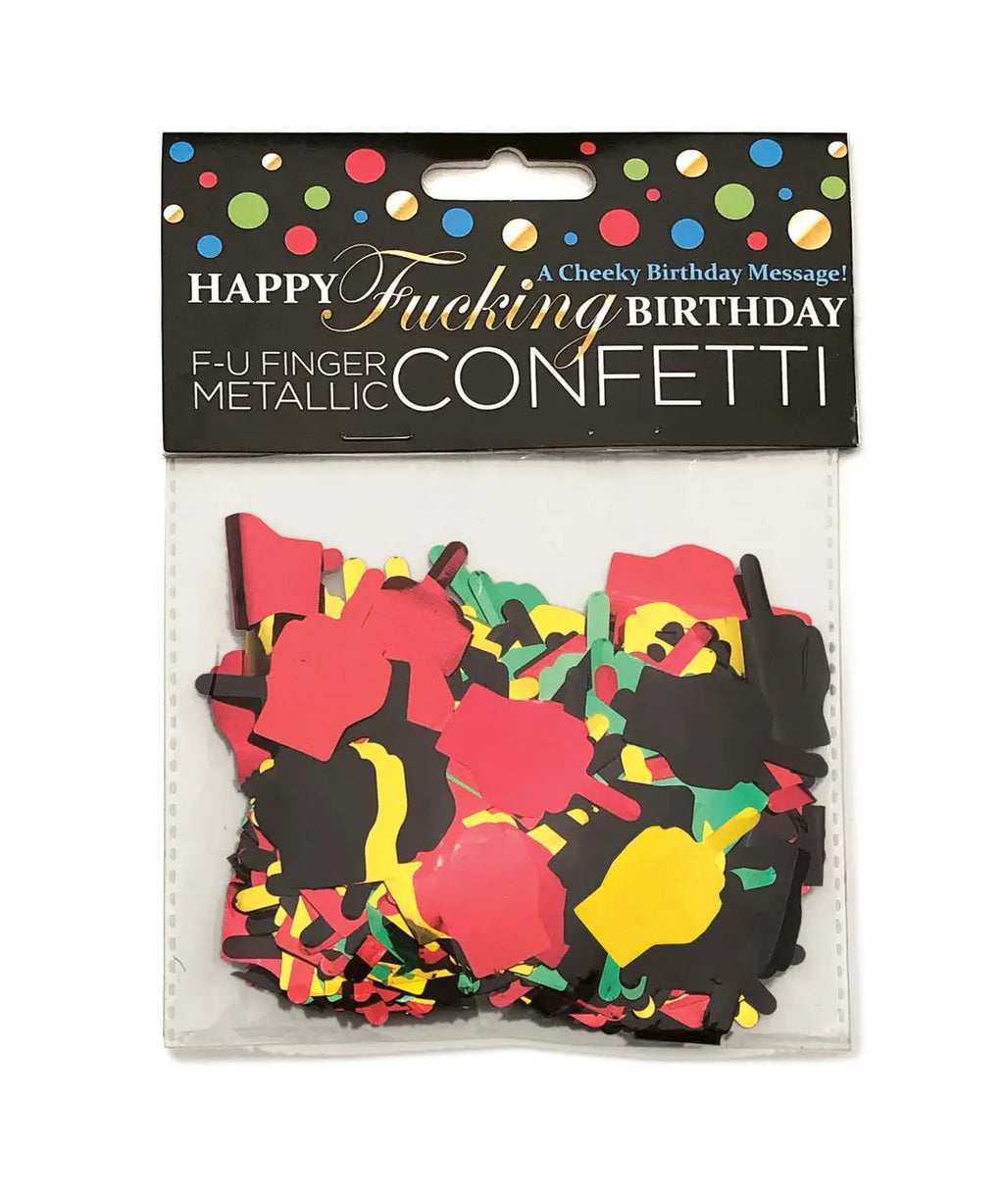 Happy Fucking Birthday Confetti – body-safe materials | Fu'Cha Exotics
