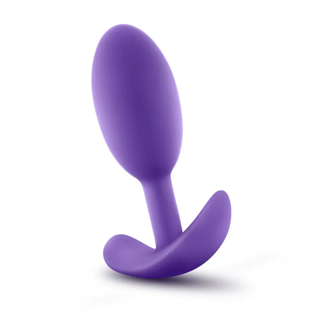 Luxe - Wearable Vibra Slim Plug - Medium - Purple – body-safe silicone | Fu'Cha Exotics