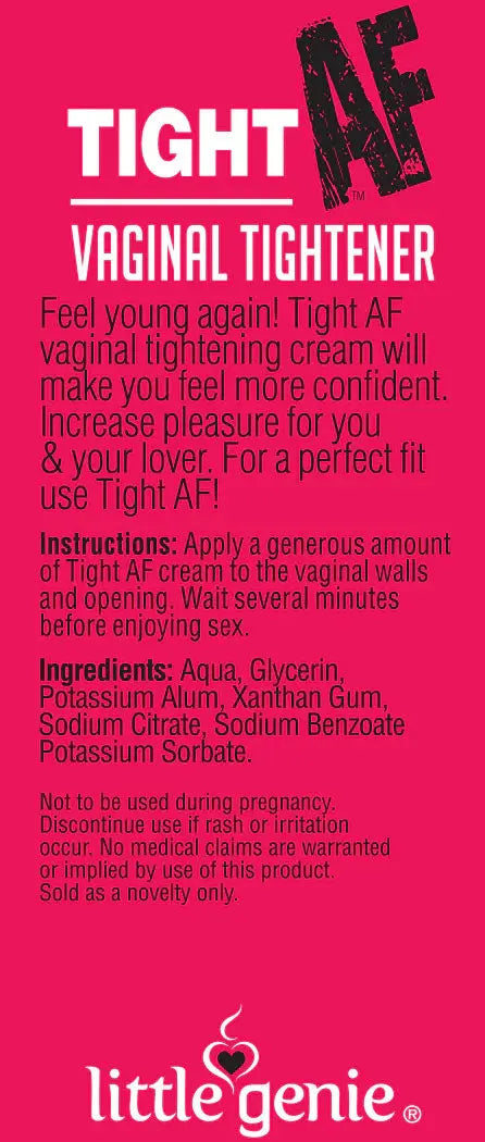 Tight Af- Vaginal Tightener 1.5oz – body-safe materials | Fu'Cha Exotics