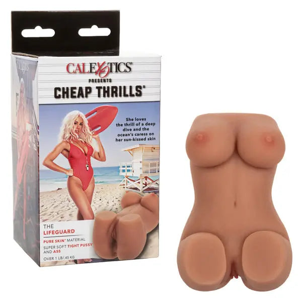 Cheap Thrills the Lifeguard - Brown – body-safe silicone suction stimulation | Fu'Cha Exotics
