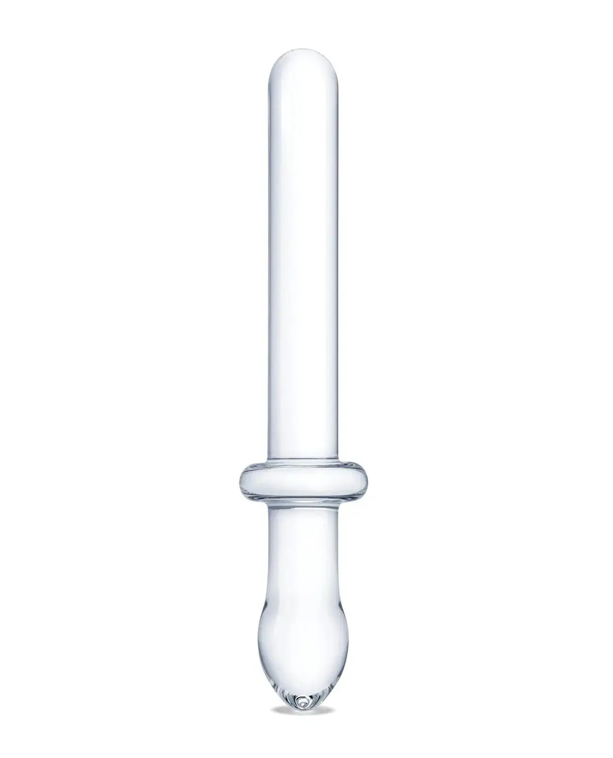 9.25 Inch Classic Smooth Dual-Ended Dildo - Clear – body-safe materials | Fu'Cha Exotics
