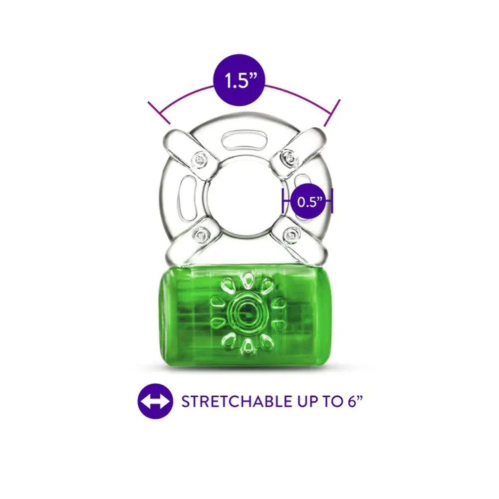 Play With Me Pleaser Rechargeable C-Ring Neon-Green – body-safe materials | Fu'Cha Exotics