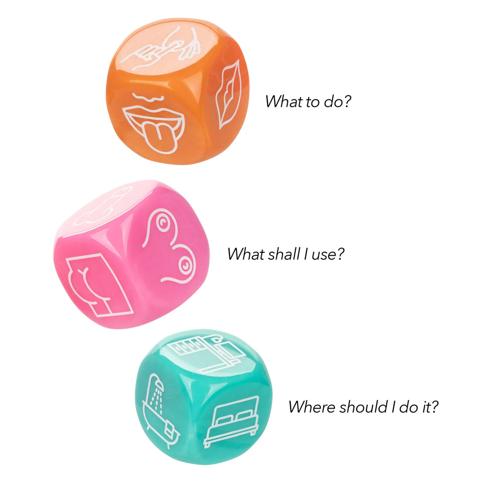Naughty Bits Roll With It Icon - Based Sex Dice Game – body-safe materials | Fu'Cha Exotics
