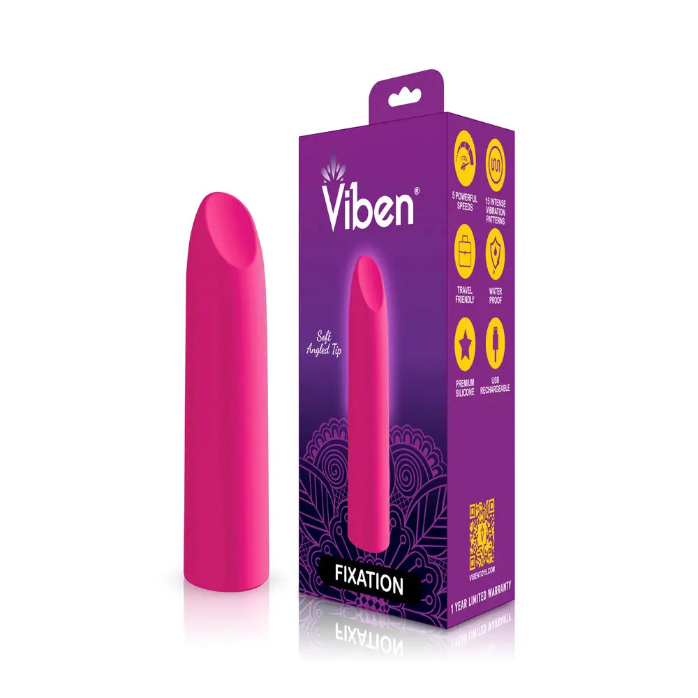 Fixation Lipstick Bullet - Hot Pink – body-safe materials | Fu'Cha Exotics