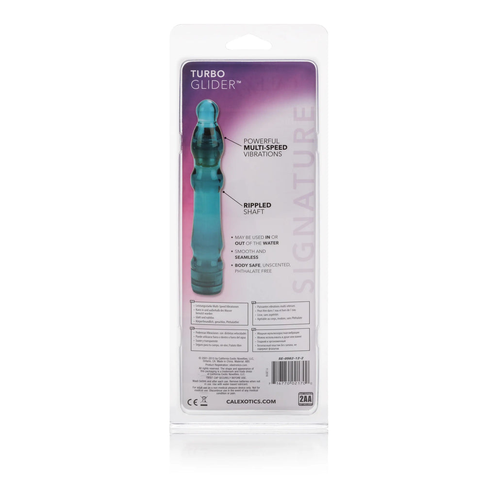 Waterproof Turbo Glider - Blueberry – body-safe materials fully waterproof | Fu'Cha Exotics