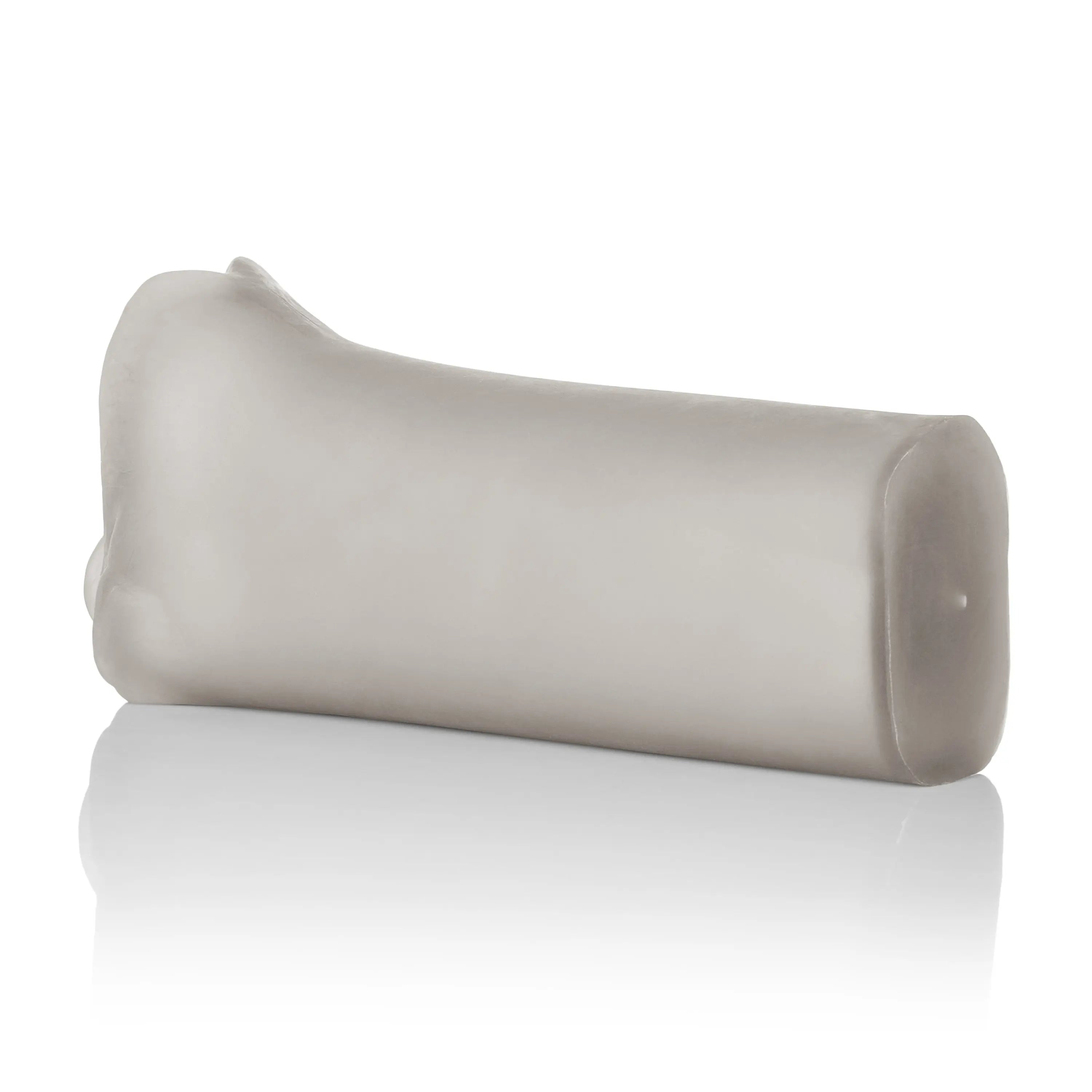 Dual density stroker sleeve, light gray, smooth cylindrical shape