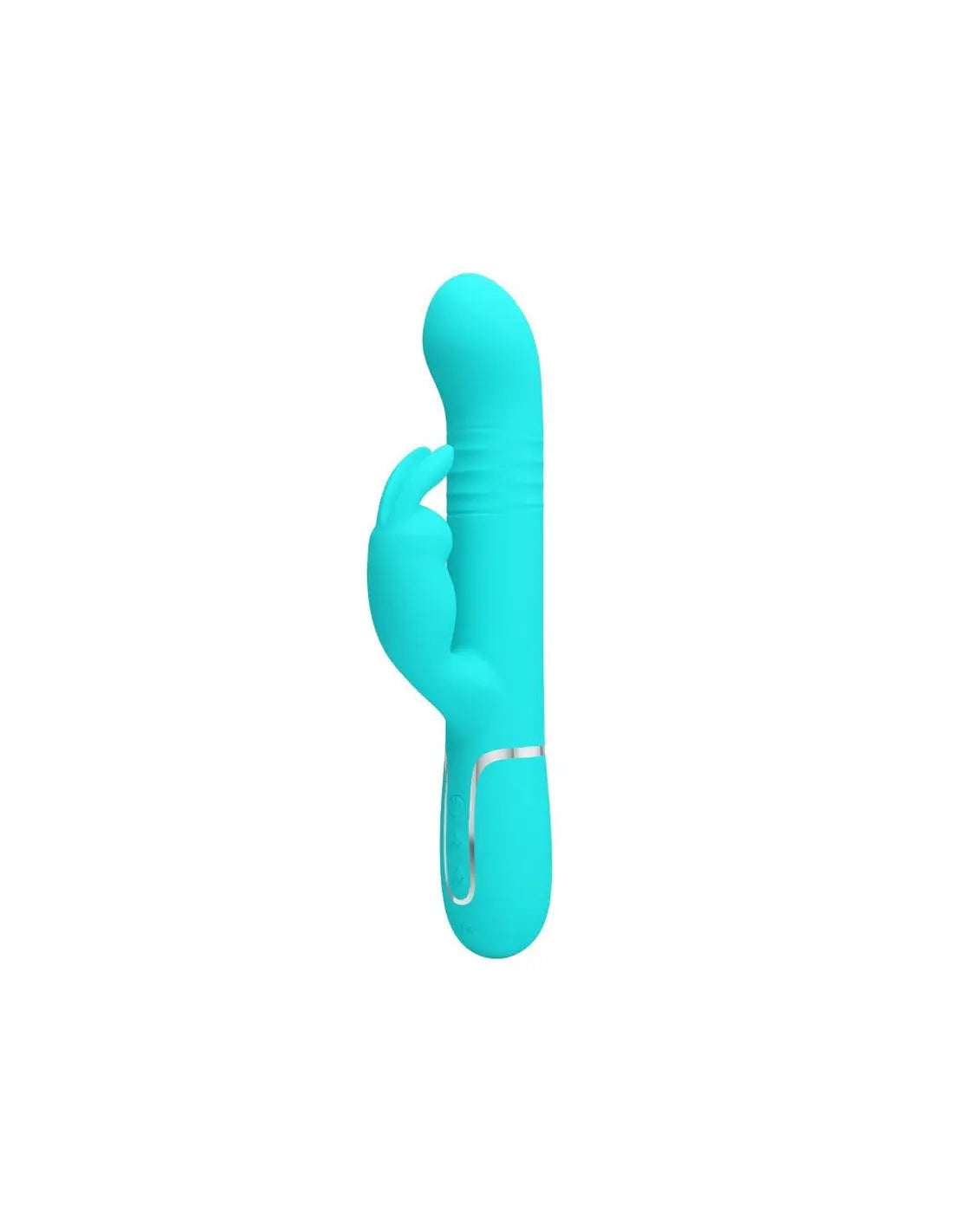 Coale Rabbit Vibrator Pearls - Turquoise – body-safe materials | Fu'Cha Exotics
