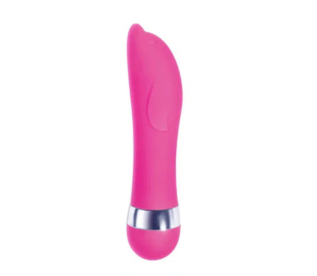 Pinkies Silicoat Mini-Vibe Dolphy - Pink – body-safe materials | Fu'Cha Exotics
