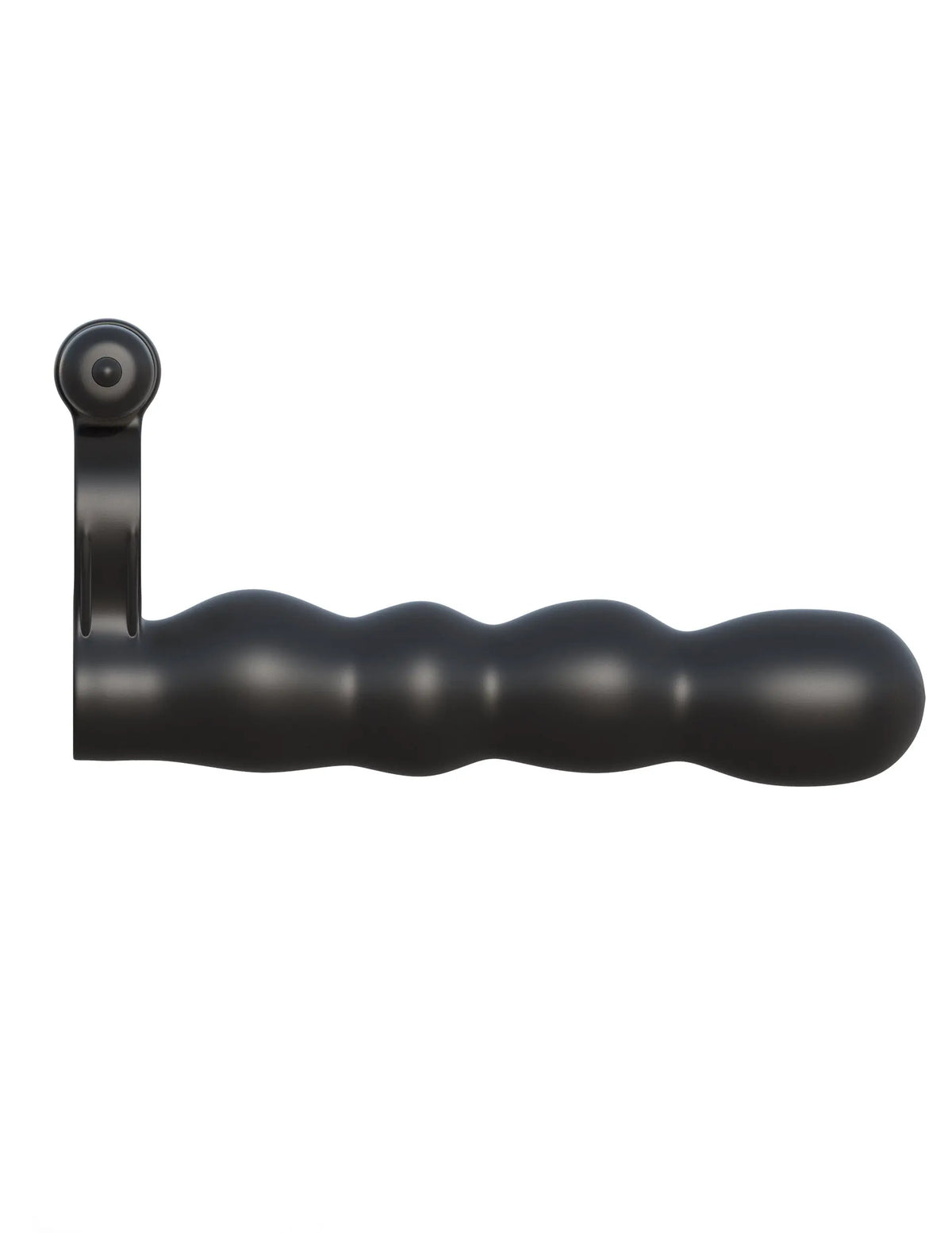 Fantasy C-Ringz Posable Partner Double Penetrator - Black – body-safe materials | Fu'Cha Exotics