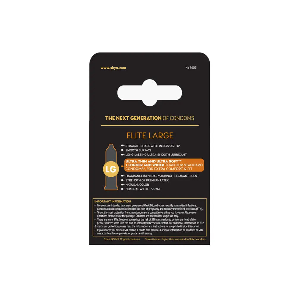 Lifestyles Skyn Large - 3 Pack – body-safe materials | Fu'Cha Exotics