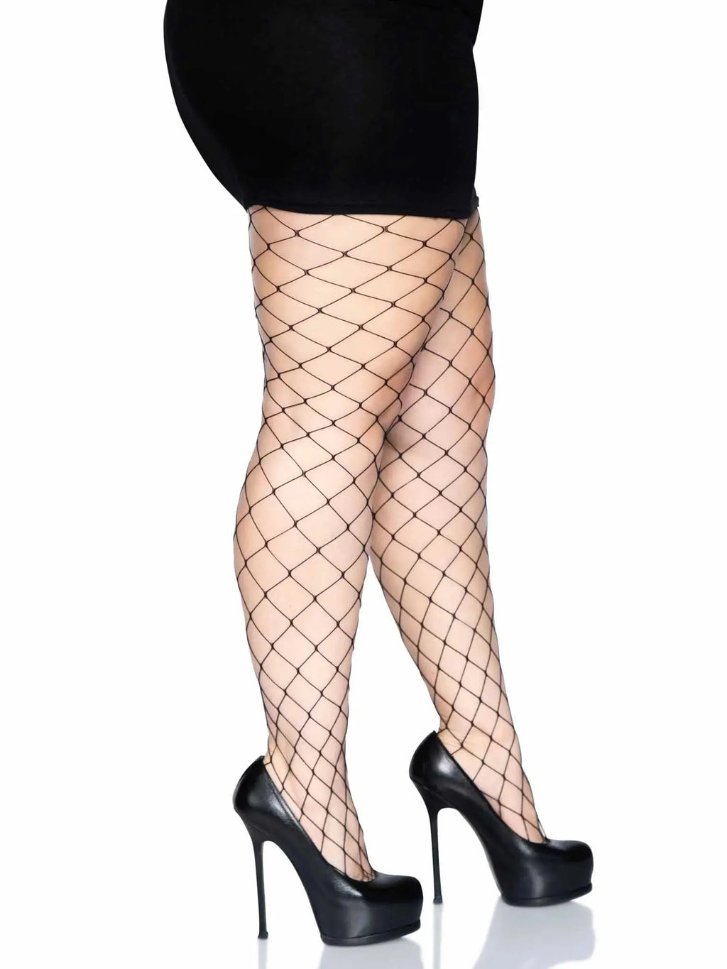 Fence Net Pantyhose - Queen - Black – nylon | Fu'Cha Exotics