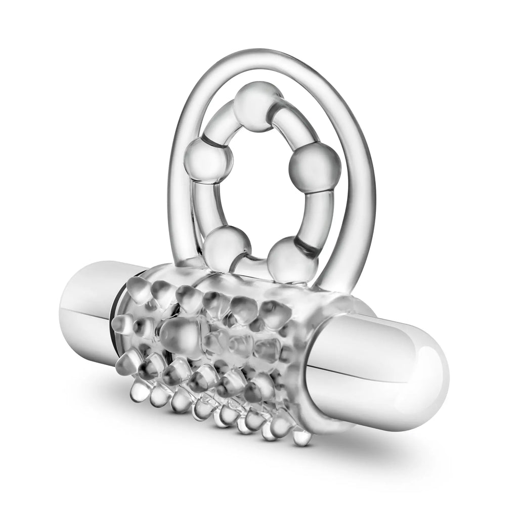 Stay Hard - Vibrating Super Clitifier - Clear – body-safe TPE fully waterproof | Fu'Cha Exotics