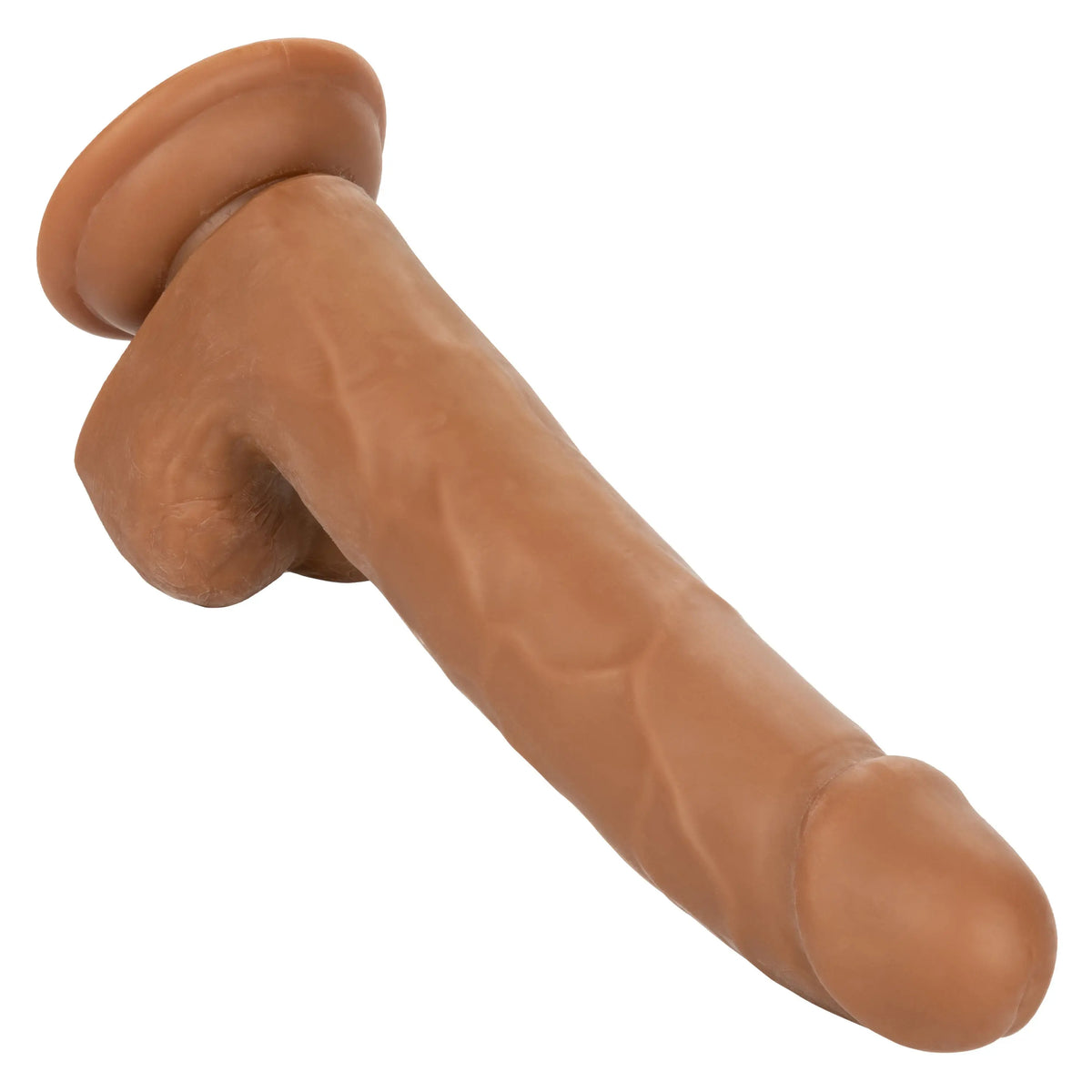 Size Queen 8 inch/20.25 Cm - Brown – body-safe materials | Fu'Cha Exotics