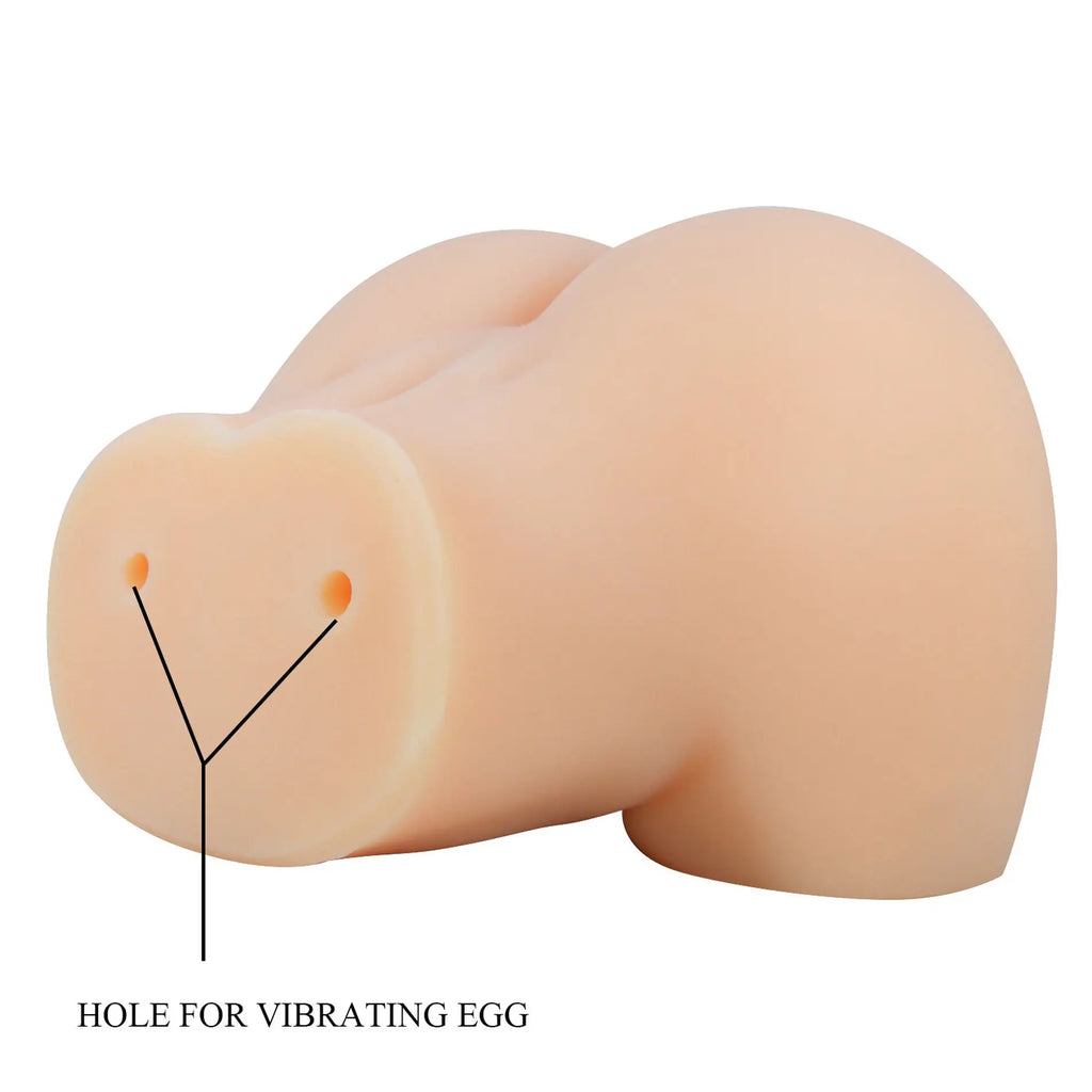 Mila Realistic Vagina and Ass Vibrator - Light – body-safe materials | Fu'Cha Exotics