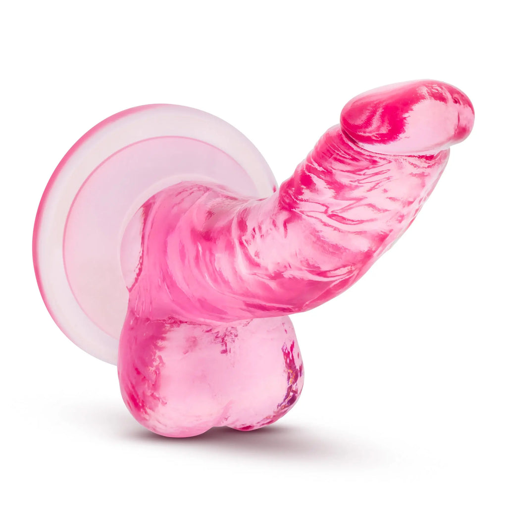Naturally Yours - 4 Inch Mini Cock - Pink – body-safe materials | Fu'Cha Exotics