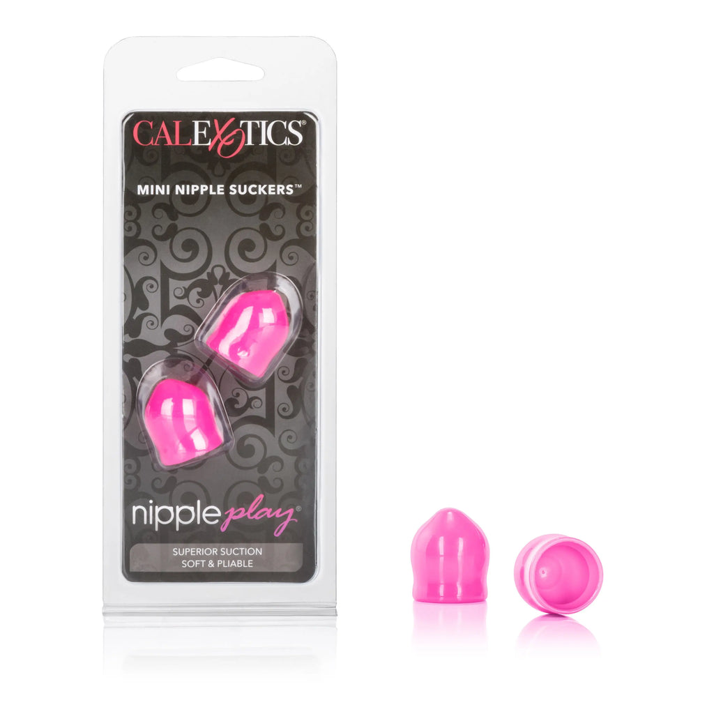Nipple Play Mini Nipple Suckers - Pink – body-safe materials suction stimulation | Fu'Cha Exotics