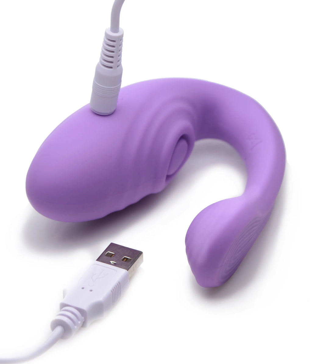 7x Pulse Pro Pulsating and Clit Stim Vibe with Remote – soft-satin 7 vibration modes | Fu'Cha Exotics