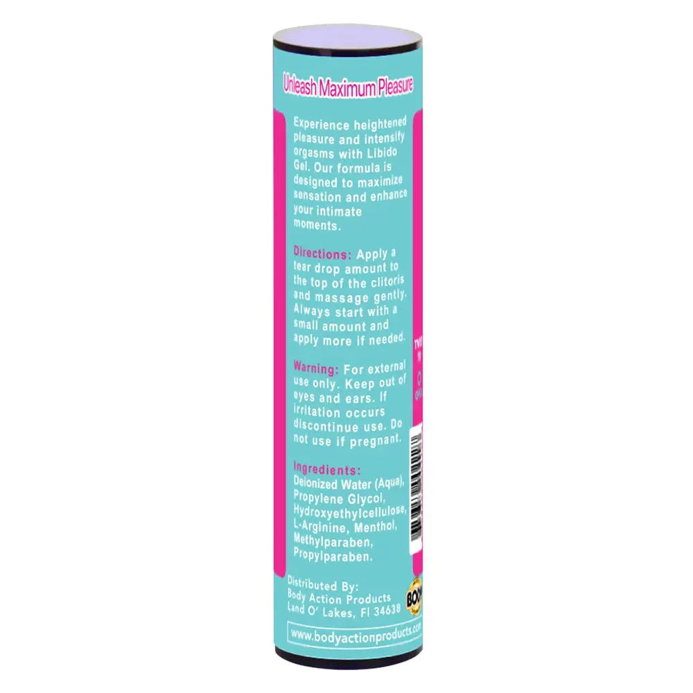 Libido Gel Female Arousal Gel - 0.5oz Bottle – body-safe materials | Fu'Cha Exotics