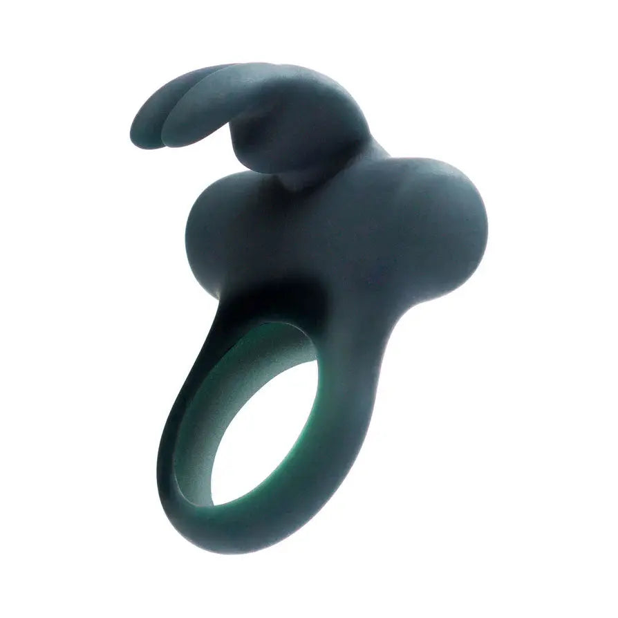 Frisky Bunny Vibrating Ring Black Pearl – body-safe materials | Fu'Cha Exotics
