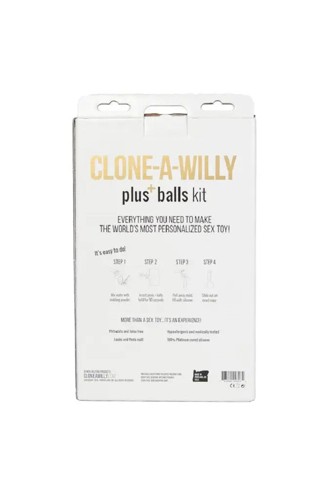 Clone-a Willy Plus Balls Kit - Light Skin Tone – body-safe materials | Fu'Cha Exotics