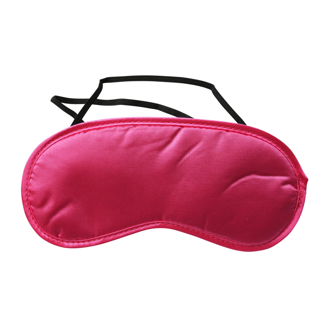 Sex and Mischief Satin Blindfold - Hot Pink – soft-satin | Fu'Cha Exotics