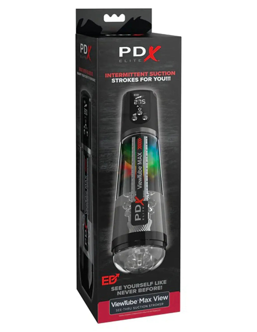 Pdx Elite Viewtube Max View - Black – body-safe materials 4 vibration modes | Fu'Cha Exotics