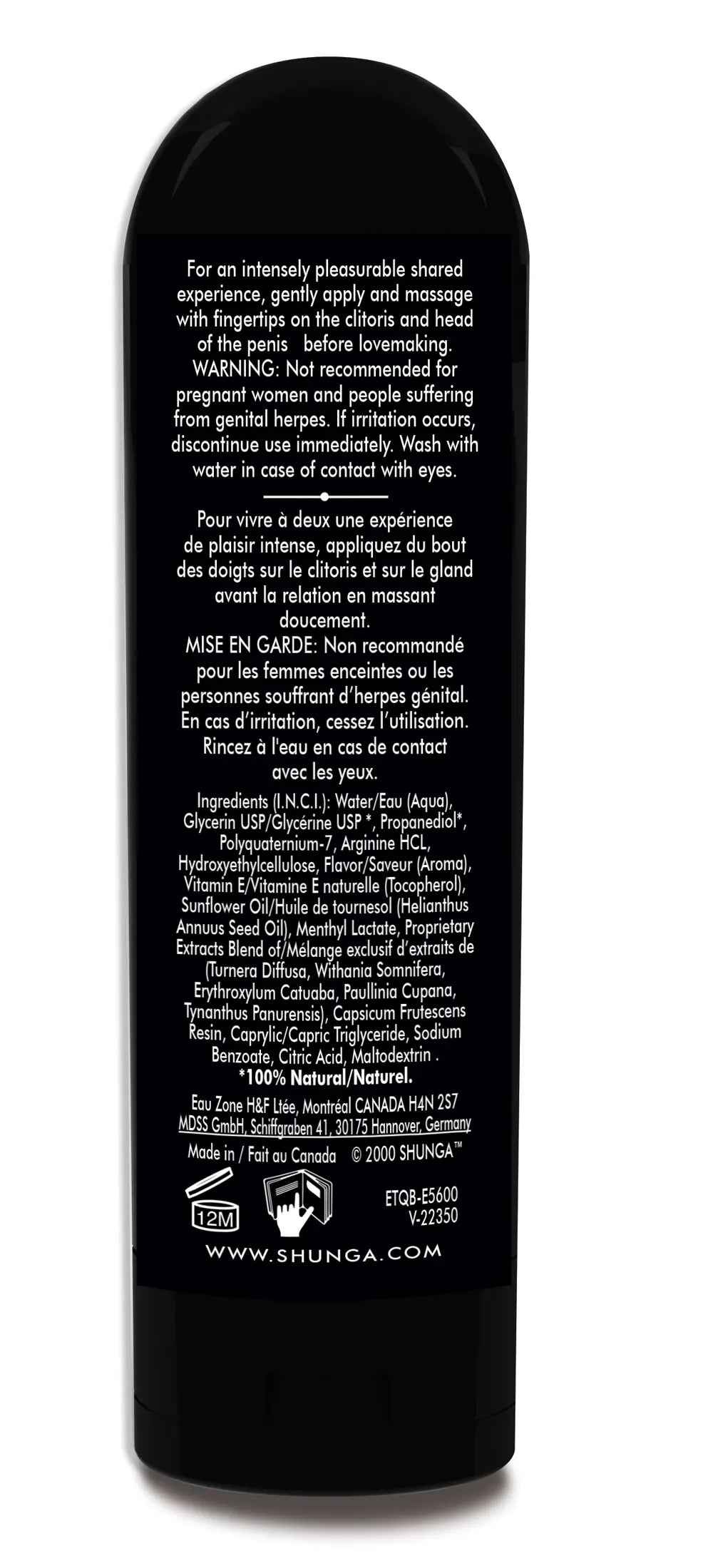 Lotus Noir - Sensitizing Gel for Lovers - 2 Fl. Oz. / 60 ml – body-safe materials | Fu'Cha Exotics
