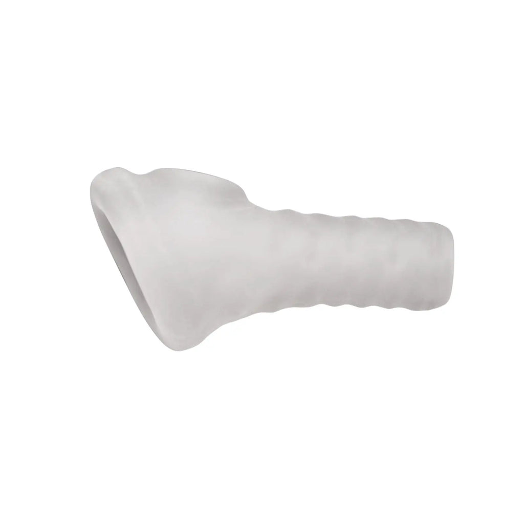 The Xplay Breeder 4.0 - Open Tip Sleeve - Clear – body-safe silicone | Fu'Cha Exotics