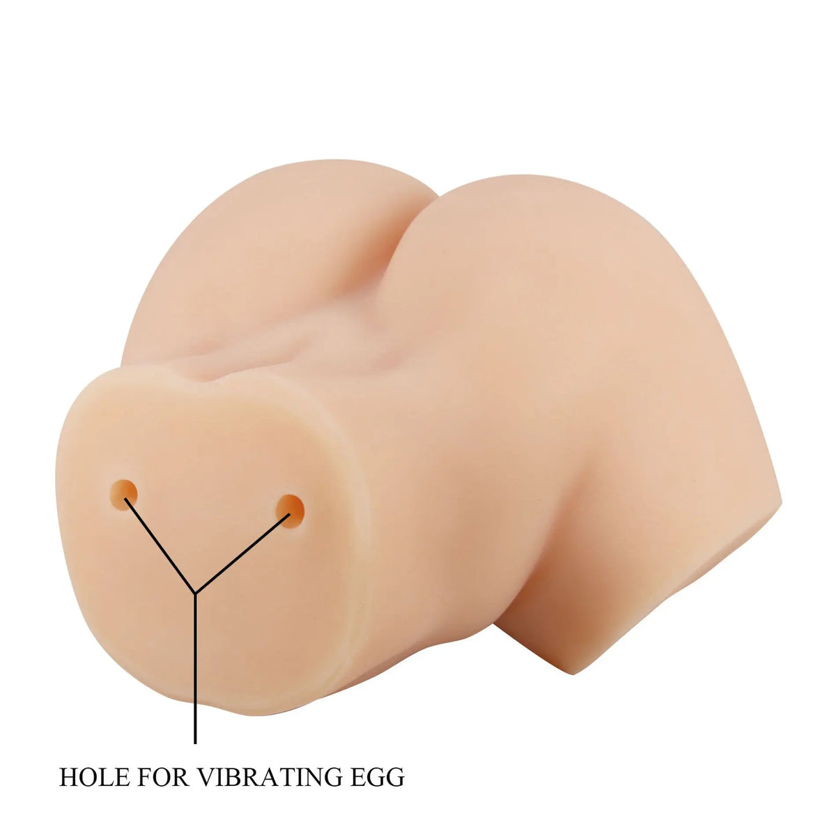 Hailey Realistic Vagina and Ass Vibrator - Light – body-safe materials | Fu'Cha Exotics