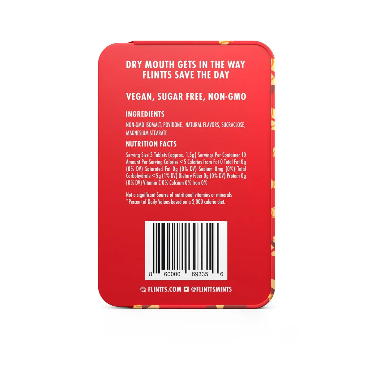 Flintts Mouth Watering Mints Cinnamon Ginger - F-Strength 300 – body-safe materials | Fu'Cha Exotics
