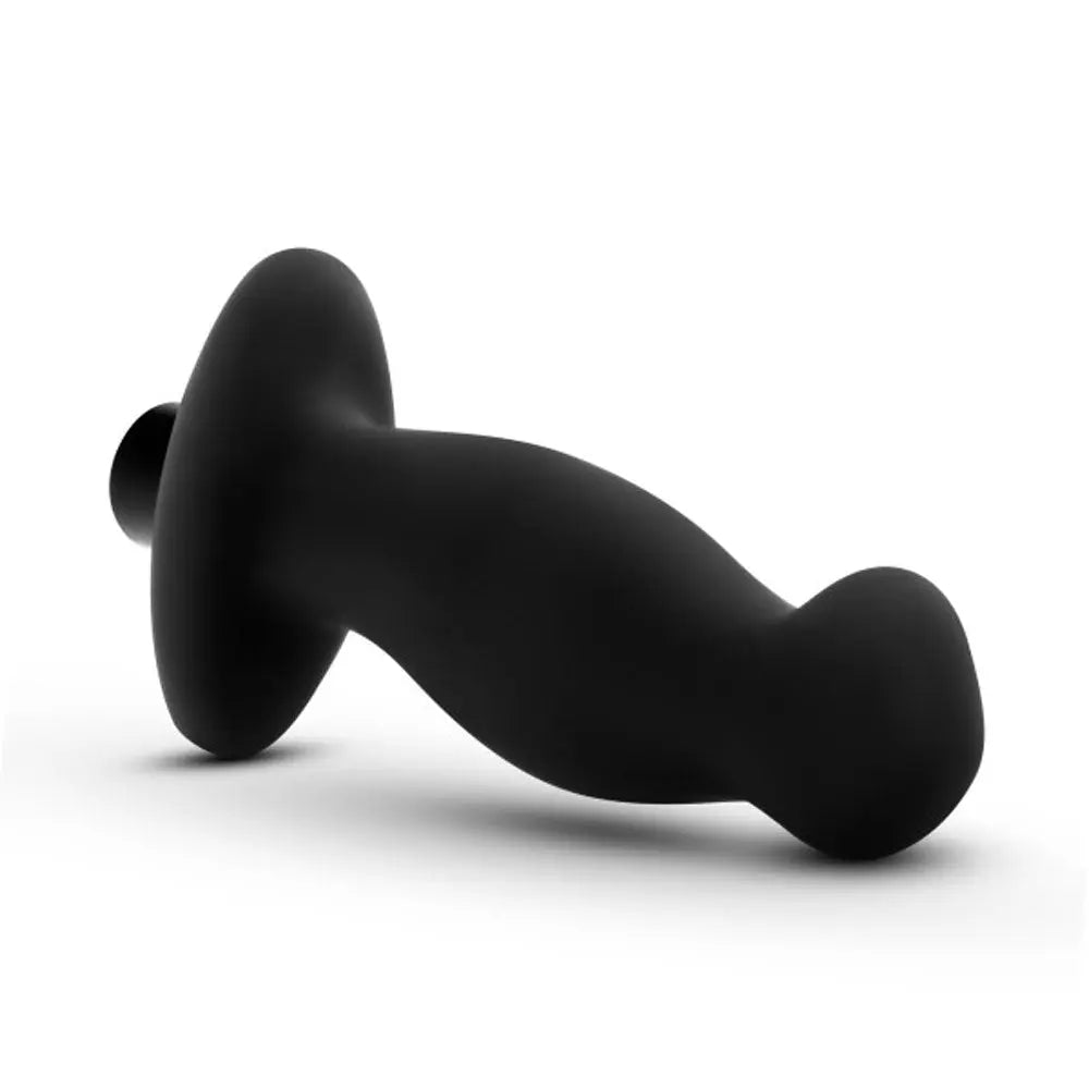 Anal Adventures- Platinum- Silicone Vibrating Prostate Massager 02-Black – body-safe materials | Fu'Cha Exotics