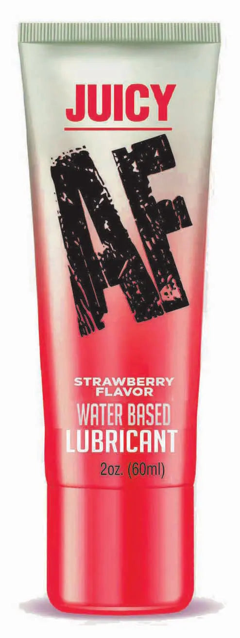 Juicy Af - Strawberry Water Based Lubricant - 2 Oz – body-safe materials | Fu'Cha Exotics