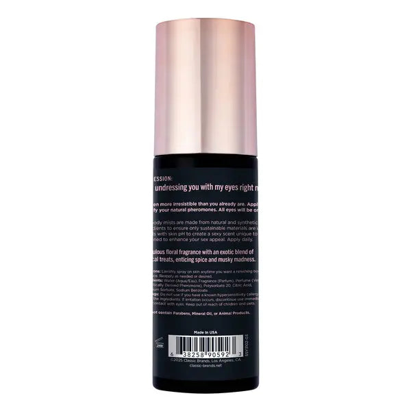 Simply Sexy Turn Off the Lights - Pheromone Fragrance Mist - 3.35oz | 99ml – body-safe materials | Fu'Cha Exotics