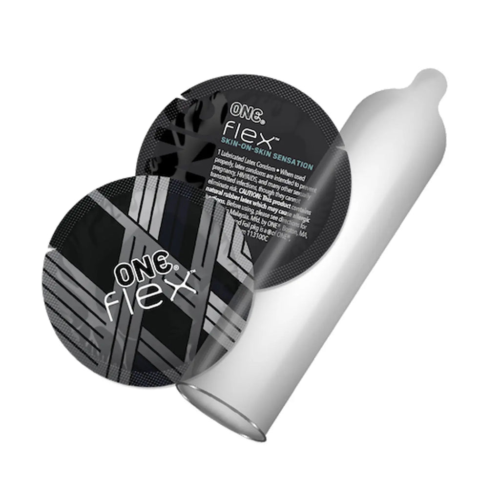 One Flex 3 Ct Condoms – body-safe materials | Fu'Cha Exotics