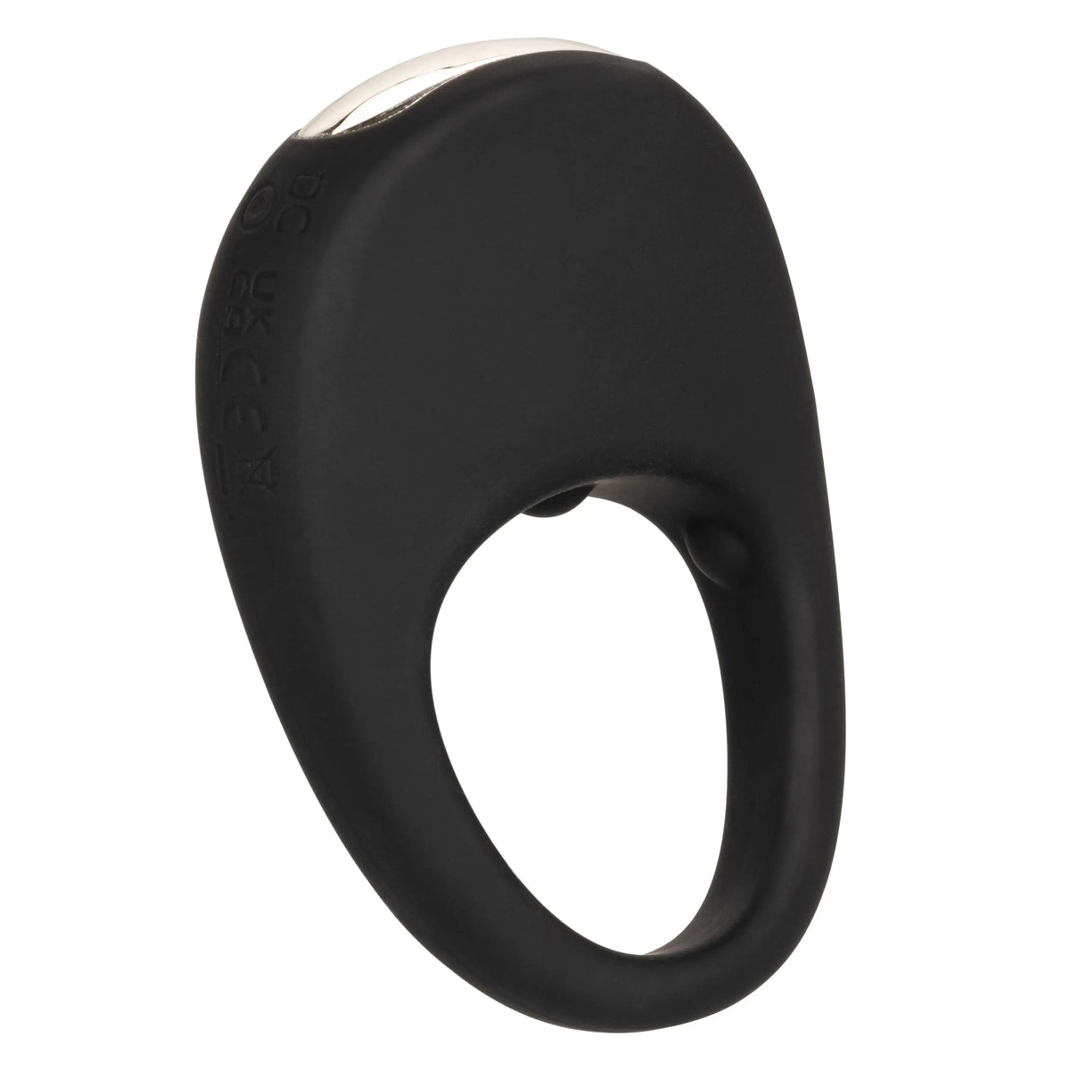 Silicone Rechargeable Pleasure Ring - Black - Black – body-safe materials | Fu'Cha Exotics