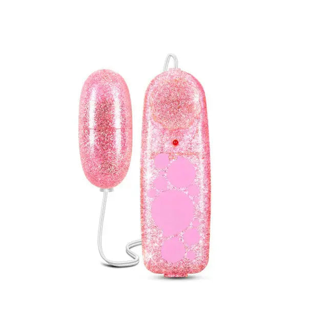 B Yours - Glitter Power Bullet - Pink – body-safe materials | Fu'Cha Exotics