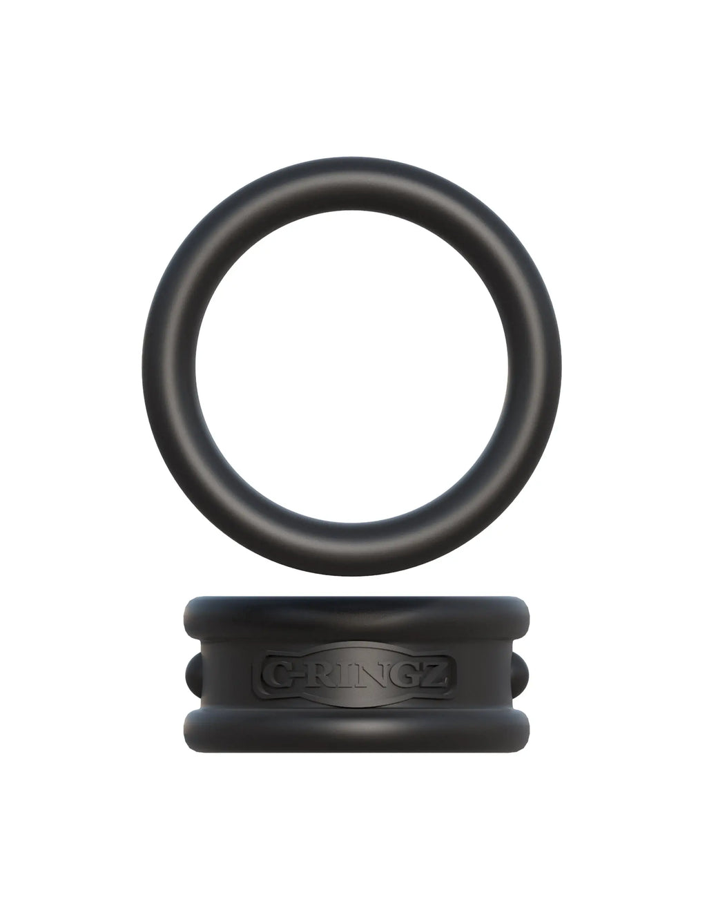 Fantasy C-Ringz Max Width Silicone Rings - Black – body-safe silicone | Fu'Cha Exotics