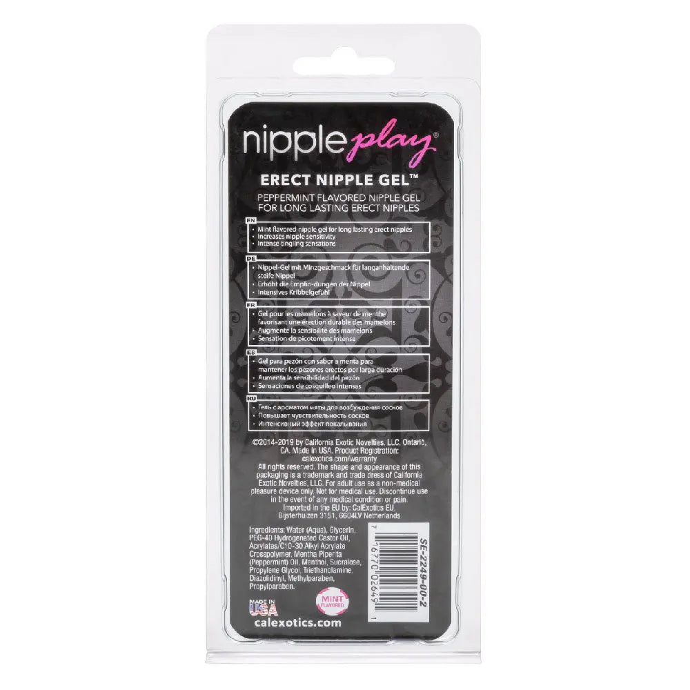 Nipple Play Erect Nipple Gel - Mint – body-safe materials | Fu'Cha Exotics