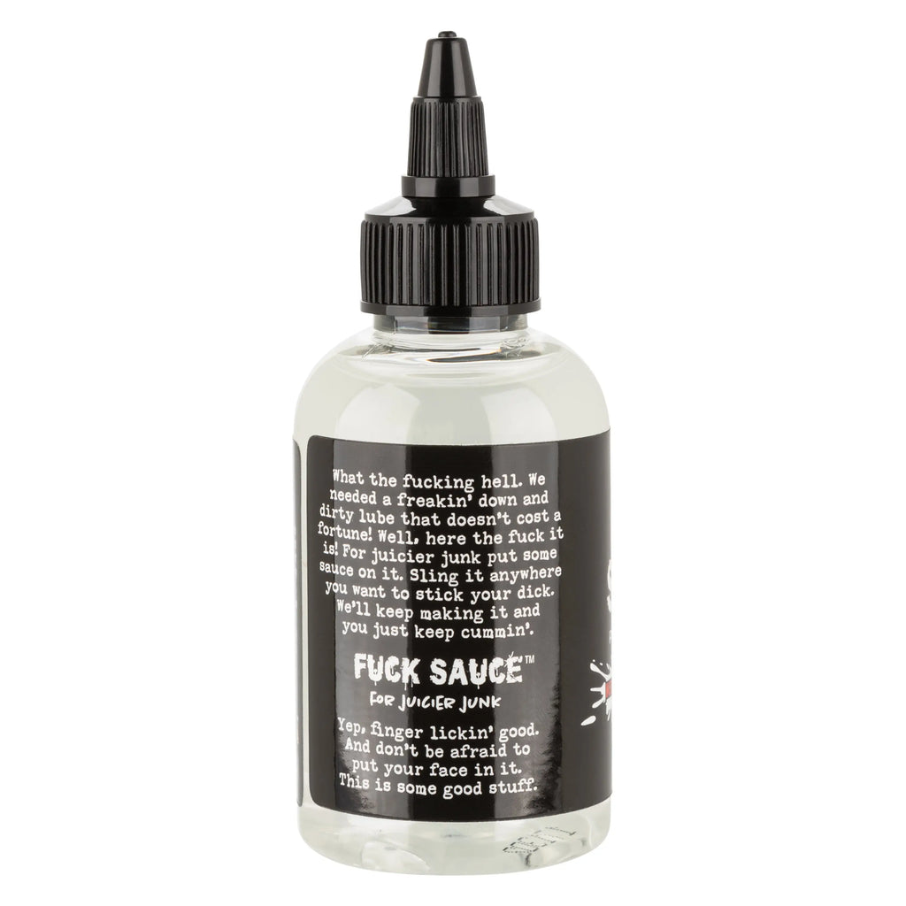 Fuck Sauce Water-Based Lubricant - 4 Oz – body-safe materials | Fu'Cha Exotics