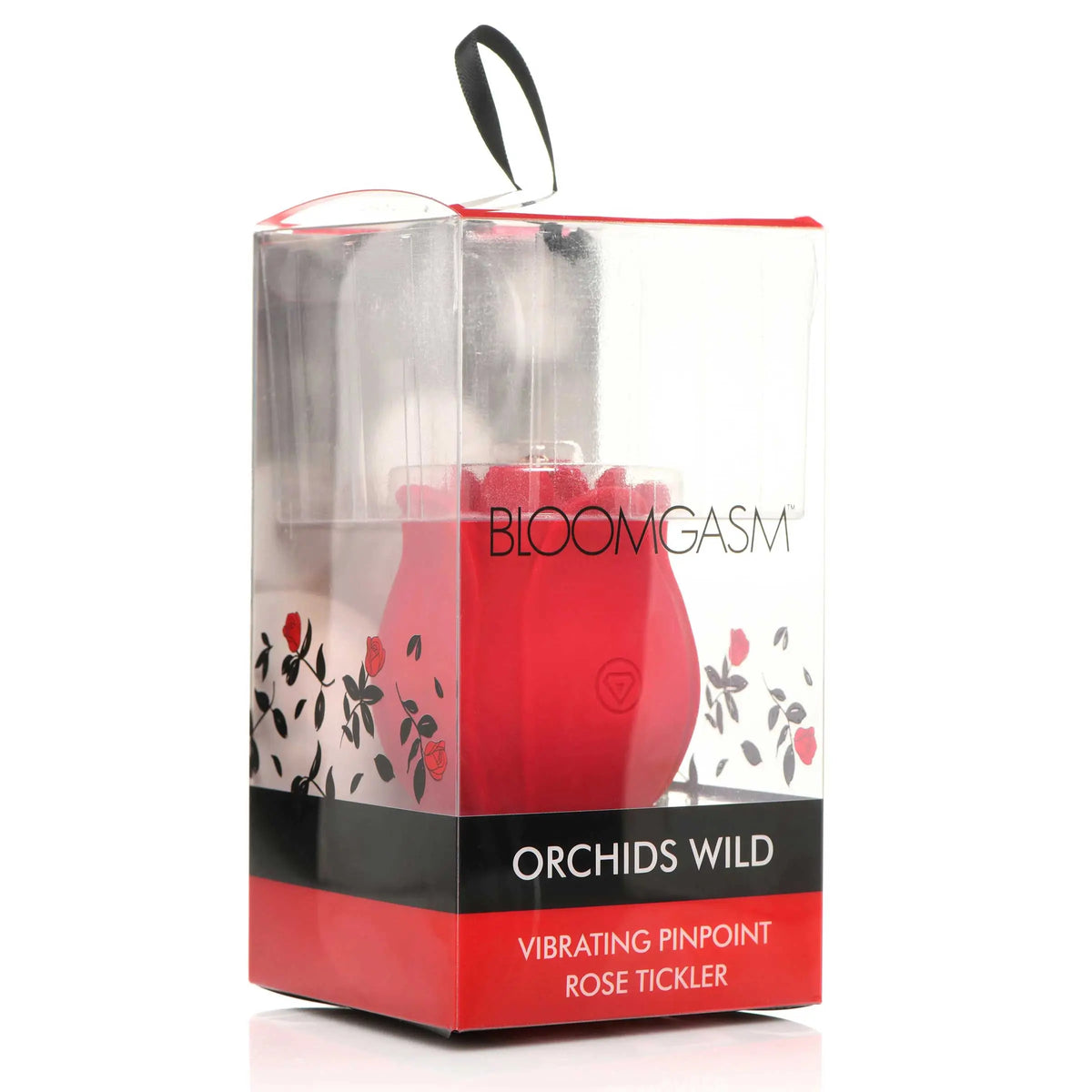 Orchids Wild Vibrating Pinpoint Rose Tickler - Red – body-safe materials | Fu'Cha Exotics